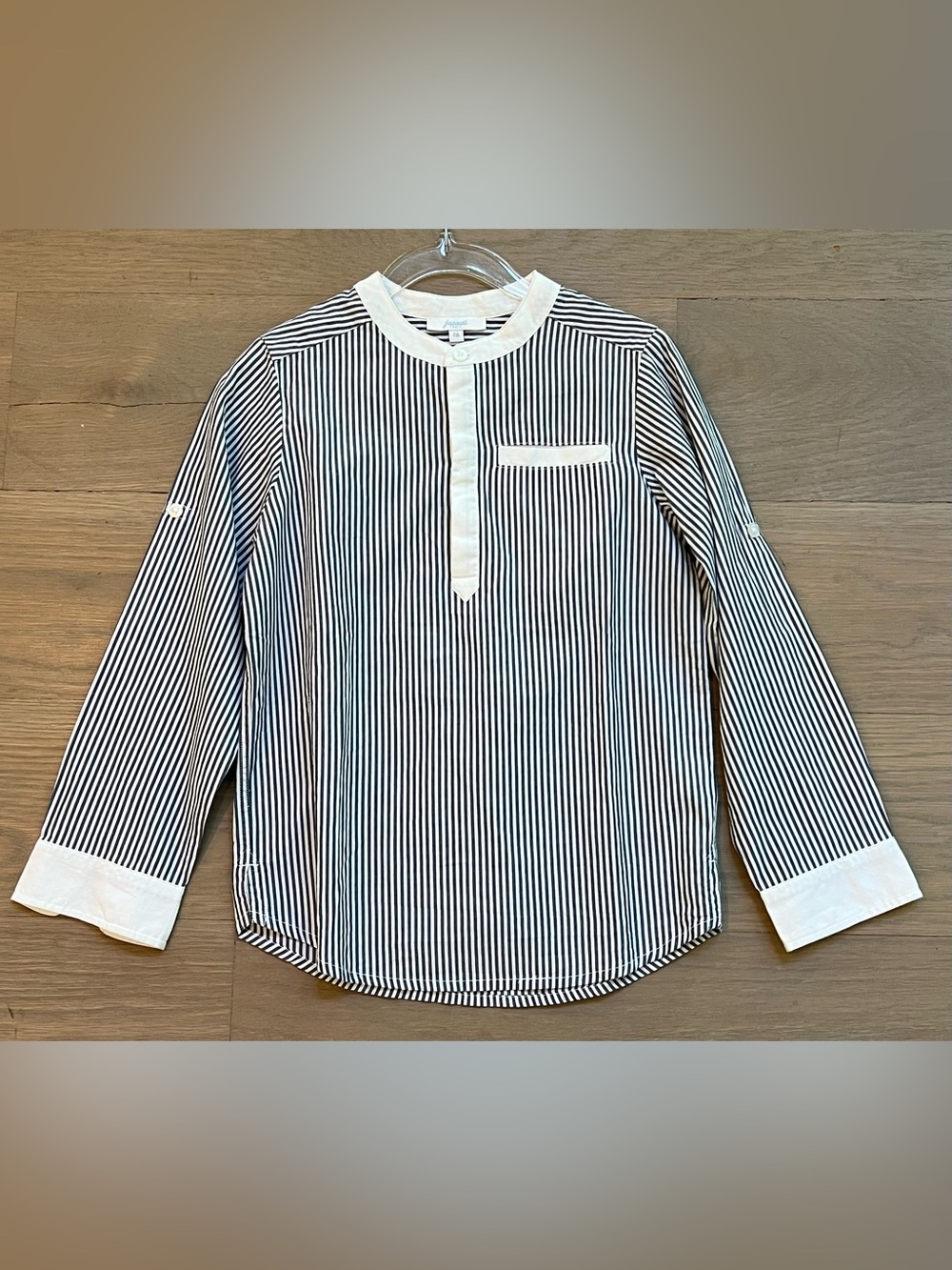 Jacadi Boy Striped Cotton Shirt